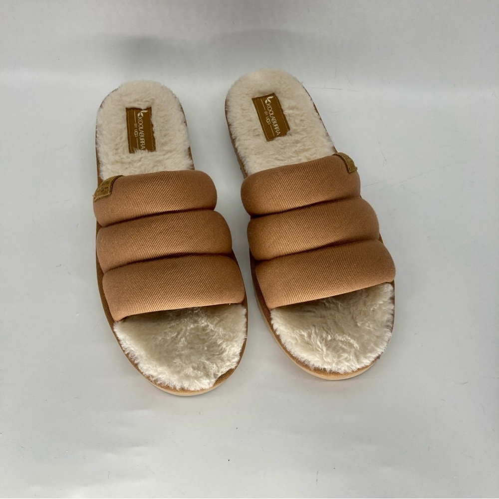 Koolaburra by UGG® | Chestnut Puff-Strap Rommie Slipper - Men Size 10